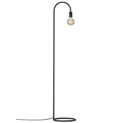 Nordlux Paco Gulvlampe - 155 cm - Sort