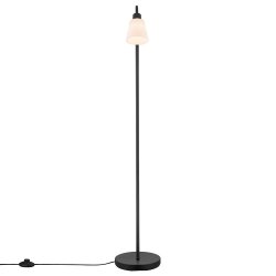 Nordlux Molli Gulvlampe - 156,5 cm - Sort/Opal
