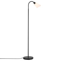 Nordlux Molli Gulvlampe - 156,5 cm - Sort/Opal