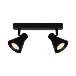 Nordlux Eik Spotlampe - 2 Spot - Mat Sort