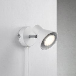 Nordlux Eik Vglampe - Hvid