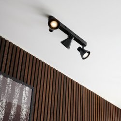 Nordlux Eik Spotlampe - 3 Spot - Mat Sort