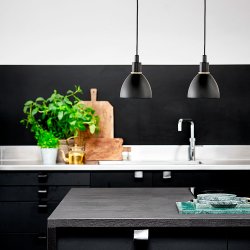 Nordlux Ray Pendelst 2 stk. - 12 cm - Sort