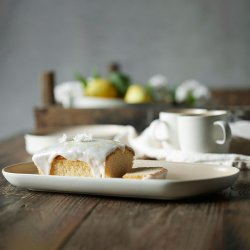 Studio Round North Serveringsfad 38x19 cm - Mat Hvid/Mat Sand