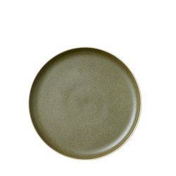 Studio Round North Frokosttallerken �21 cm - Mat Hvid/Mat Gr�n