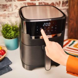 OBH Nordica Airfryer - Easy Fry &amp; Grill Precision 2in1 - Black Digital - 4,2 L