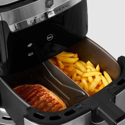 OBH Nordica Airfryer - Easy Fry &amp; Grill XXL 2in1 - Silver - 6,5 L