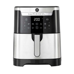 OBH Nordica Airfryer - Easy Fry &amp; Grill XXL 2in1 - Silver - 6,5 L