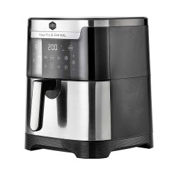 OBH Nordica Airfryer - Easy Fry &amp; Grill XXL 2in1 - Silver - 6,5 L