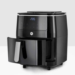 OBH Nordica Airfryer - Easy Fry &amp; Grill 3in1 Steam+ - Black Digital - 6,5 L