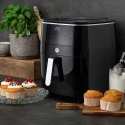 OBH Nordica Airfryer - Easy Fry &amp; Grill 3in1 Steam+ - Black Digital - 6,5 L