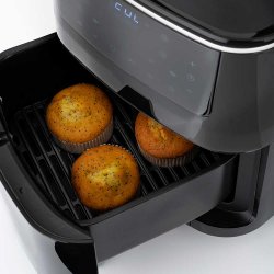 OBH Nordica Airfryer - Easy Fry &amp; Grill 3in1 Steam+ - Black Digital - 6,5 L