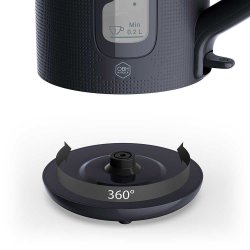 OBH Nordica Elkedel Morning 1,7 L - Sort/Stl