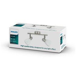 Philips Star Burlap Spotlampe - 2 Spot - Mat Krom