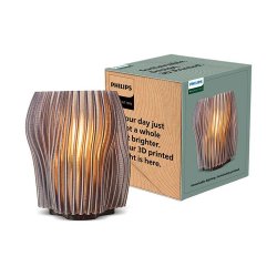 Philips 3D Creation Eridit Wavy Grooved Bordlampe - Gr