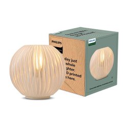 Philips 3D Creation Eridit Rund Bordlampe - Klar