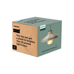 Philips 3D Creation Fabrik Slim Cone Pendel - Stor - Grn