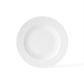 Lyngby Porceln Rhombe Suppetallerken - 23 cm.