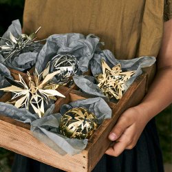 Rosendahl Karen Blixen Julekugle - 6,5 cm. - Slv