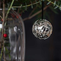 Rosendahl Karen Blixen Julekugle - 6,5 cm. - Slv