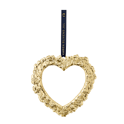 Rosendahl Karen Blixen Julehjerte - 12 cm. - Guld
