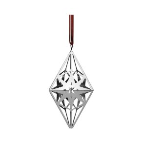 Rosendahl Karen Blixen Harlequin Rhombe - 11,3 cm. - Slv