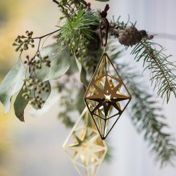 Rosendahl Karen Blixen Harlequin Rhombe - 11,3 cm. - Guld