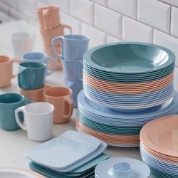 Rosti Hamlet Dyb Tallerken 21 cm. - Nordic Green