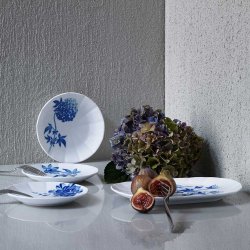 Royal Copenhagen Blomst Tallerken Snebold 15 cm.