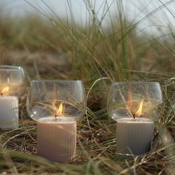 RIG-TIG Hygge Hurricane H16 cm - Hvid