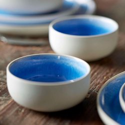 Studio Round North Sk�l �11 cm - Mat Hvid/Blank River