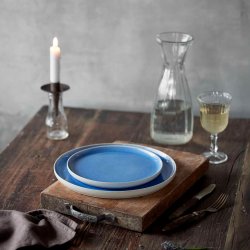 Studio Round North Middagstallerken �27 cm - Mat Hvid/Blank River