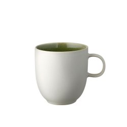 Studio Round North Krus M. Hank 33 cl. - 4 Pak - Mat Hvid/Blank Moss