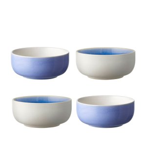 Studio Round North Sk�l �11 cm - 4 Pak - Mat River/Mat Hvid