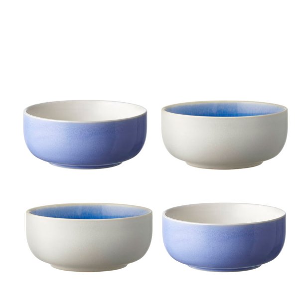 Studio Round North Sk�l �11 cm - 4 Pak - Mat River/Mat Hvid