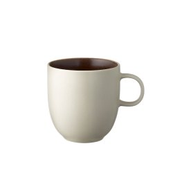 Studio Round North Krus M. Hank 33 cl. - Mat Hvid/Mat Bark