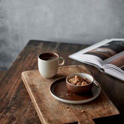 Studio Round North Sk�l �11 cm - Mat Bark/Mat Hvid