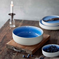 Studio Round North Salatsk�l �25 cm - Mat Hvid/Blank River