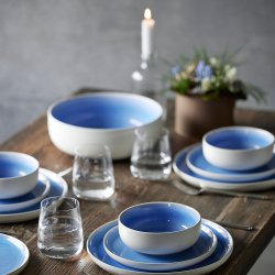 Studio Round North Salatsk�l �25 cm - Mat Hvid/Blank River