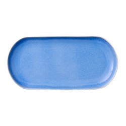 Studio Round North Serveringsfad 38x19 cm - Mat Hvid/Blank River