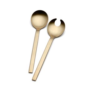 Studio Round North Salatbestik - Guld Finish