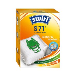 Swirl Stvsugerpose S71 - 5 Stk. + Filter