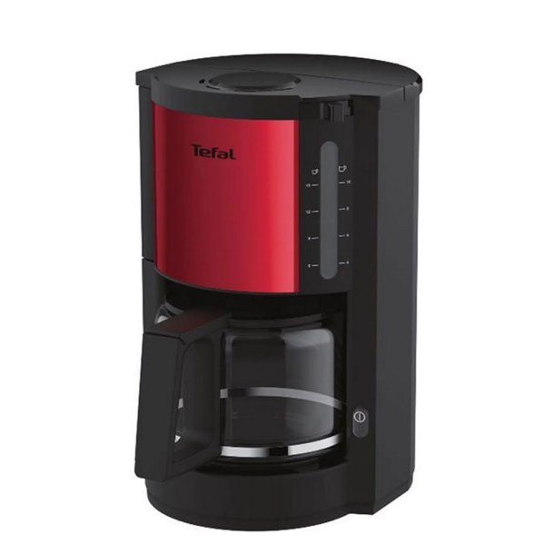Tefal Kaffemaskine 1,25 L - R�d/Sort