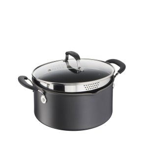 Tefal Hard Anodized Gryde m. Lg - 24 cm. - 5,2 Liter