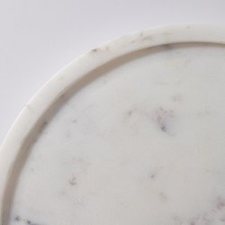 Ztone Copenhagen Marmor Bakke - 25 cm. - Hvid