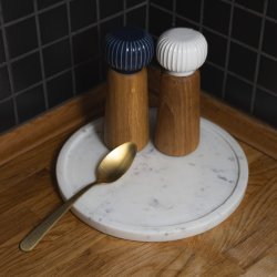 Ztone Copenhagen Marmor Bakke - 25 cm. - Hvid