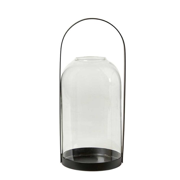 Lanterne m. Cylinderkuppel - 25 x 11 cm