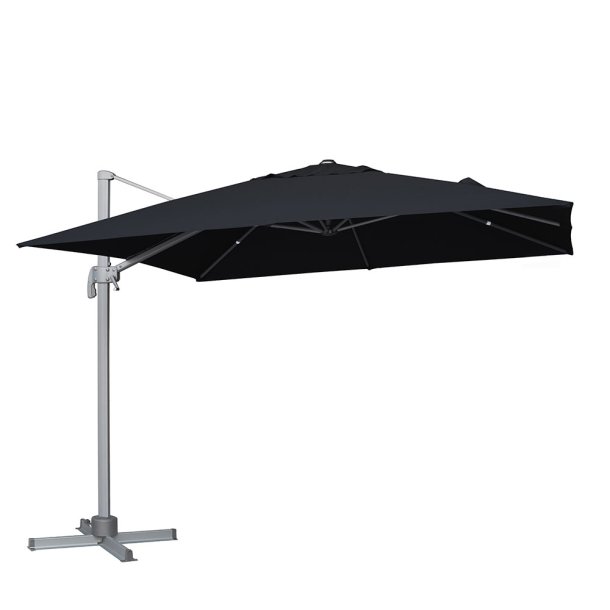 Hoffmann Bilbao H�ngeparasol 3x3 m. Sort