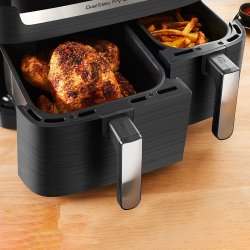 OBH Nordica Dobbelt Airfryer - Dual Easy Fry &amp; Grill - 5,3 + 3,1 Liter